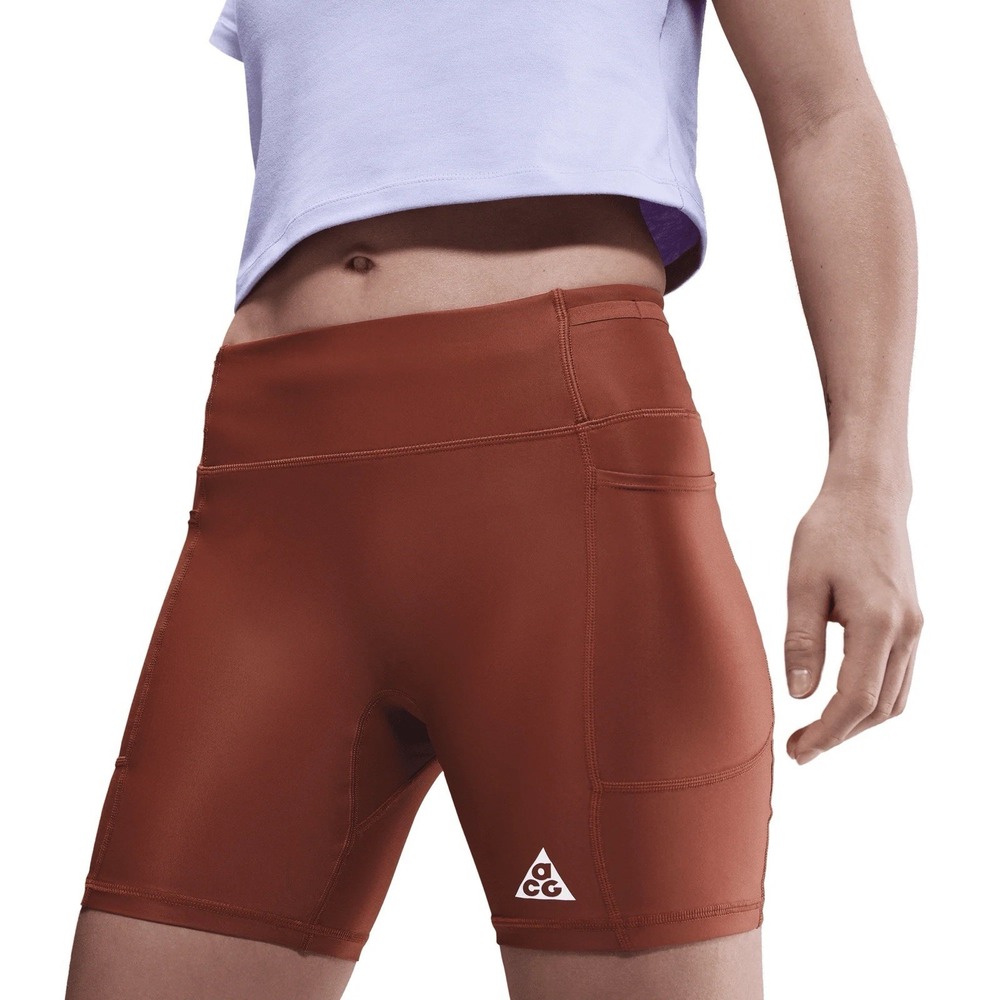 Nike ACG Dri-FIT ADV Mid-Rise 6" Biker Shorts Brown Women's XS HJ0259-245